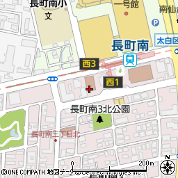 仙台市南部発達相談支援センター周辺の地図