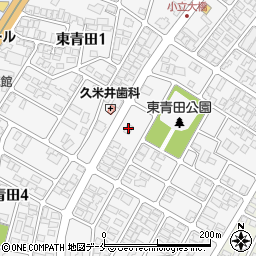 セブンイレブン山形東青田２丁目店周辺の地図