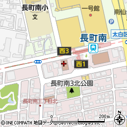 仙台市社会福祉協議会　太白区事務所周辺の地図