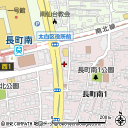 ポーラザビューティ仙台南店周辺の地図