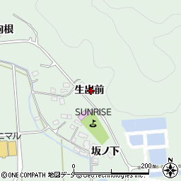 宮城県仙台市太白区茂庭生出前周辺の地図