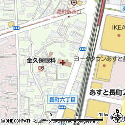仙台南警察署周辺の地図