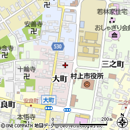 村上牛専門料理店 江戸庄周辺の地図