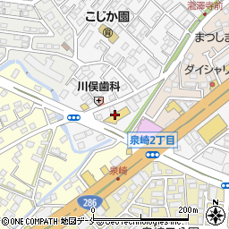 宮城日産自動車西多賀店周辺の地図