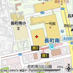 仙台市役所子供未来局　のびすく長町南周辺の地図