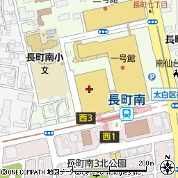 丸亀製麺 ララガーデン長町店周辺の地図