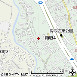 パソコントラブル１１０番仙台鈎取店周辺の地図