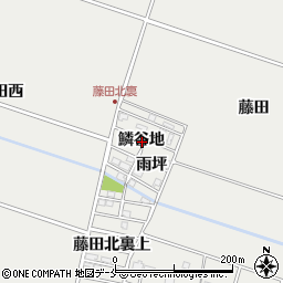 宮城県仙台市若林区荒井鱗谷地周辺の地図
