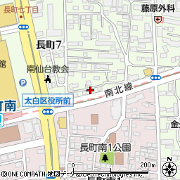 あすなろ学院　高等部長町南校周辺の地図