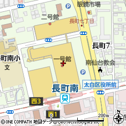 はなまるうどんザ・モール仙台長町店周辺の地図