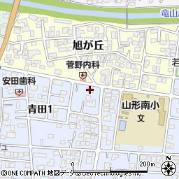 グランドール青田周辺の地図