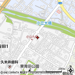 ローソン山形東青田店周辺の地図