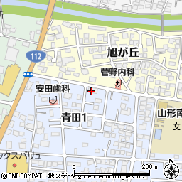 ＪＡやまがた福祉センター青田周辺の地図