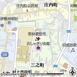 若林家住宅周辺の地図