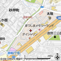 宮城県仙台市太白区砂押南町周辺の地図