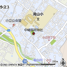 中嶋稲荷神社周辺の地図