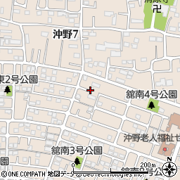 東北電力株式会社　沖野寮周辺の地図