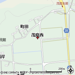 宮城県仙台市太白区茂庭西周辺の地図