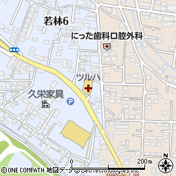 ツルハドラッグ仙台沖野店周辺の地図