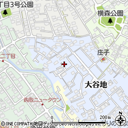 大谷地公園周辺の地図