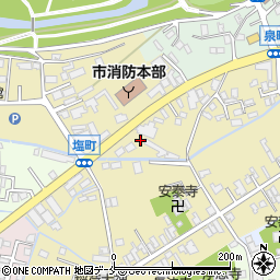 菜菓亭村上店周辺の地図
