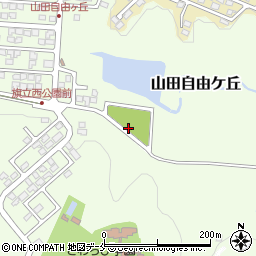 宮城県仙台市太白区山田自由ケ丘21周辺の地図