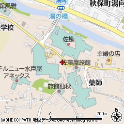 ローソン　仙台秋保店周辺の地図