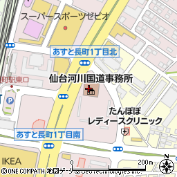 東北地方整備局　仙台河川国道事務所調査第一課周辺の地図
