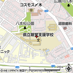 宮城県仙台市太白区八本松2丁目7周辺の地図