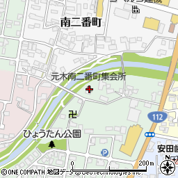 元木南二番町集会所周辺の地図