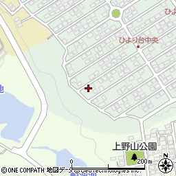 宮城県仙台市太白区ひより台49-25周辺の地図