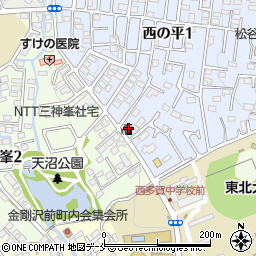 コスモ西多賀大菊ＳＳ周辺の地図