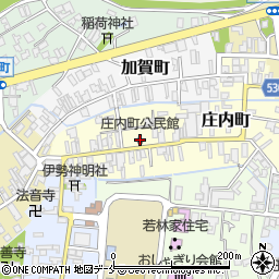 庄内町公民館周辺の地図