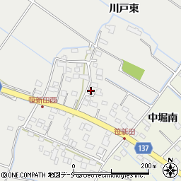 宮城県仙台市若林区荒井笹屋敷周辺の地図