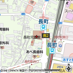 仙台市　長町児童館周辺の地図