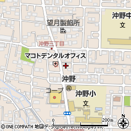 仙台餃子　風泉周辺の地図