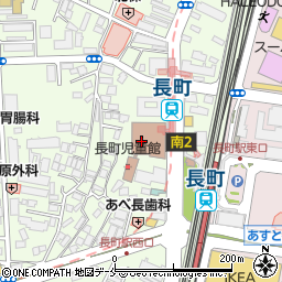 仙台市　太白区中央市民センター周辺の地図