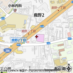 宮城県仙台市太白区鹿野周辺の地図
