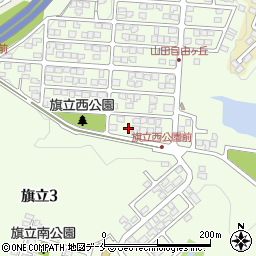 宮城県仙台市太白区山田自由ケ丘35-8周辺の地図
