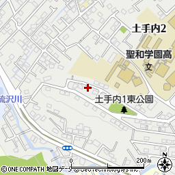 宮城県仙台市太白区土手内周辺の地図