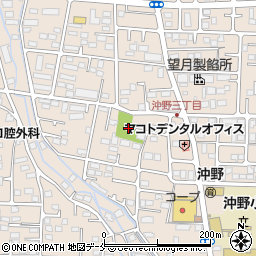 沖野八幡神社周辺の地図