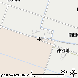 宮城県仙台市若林区沖野境周辺の地図
