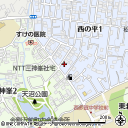 木曽珠算学院周辺の地図
