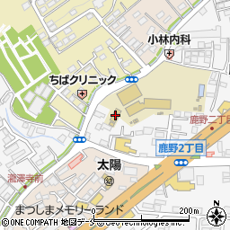 仙台市鹿野児童館周辺の地図