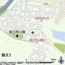 宮城県仙台市太白区山田自由ケ丘34-6周辺の地図