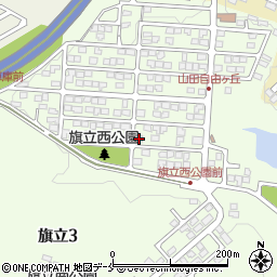 宮城県仙台市太白区山田自由ケ丘34-13周辺の地図