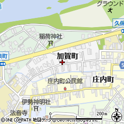 新潟県村上市加賀町周辺の地図