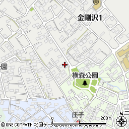 仙台市役所太白区児童館　金剛沢児童館周辺の地図