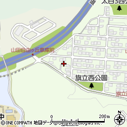 宮城県仙台市太白区山田自由ケ丘39-7周辺の地図