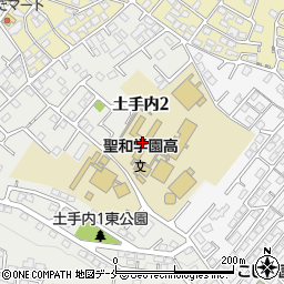 聖和学園高等学校　三神峯キャンパス周辺の地図